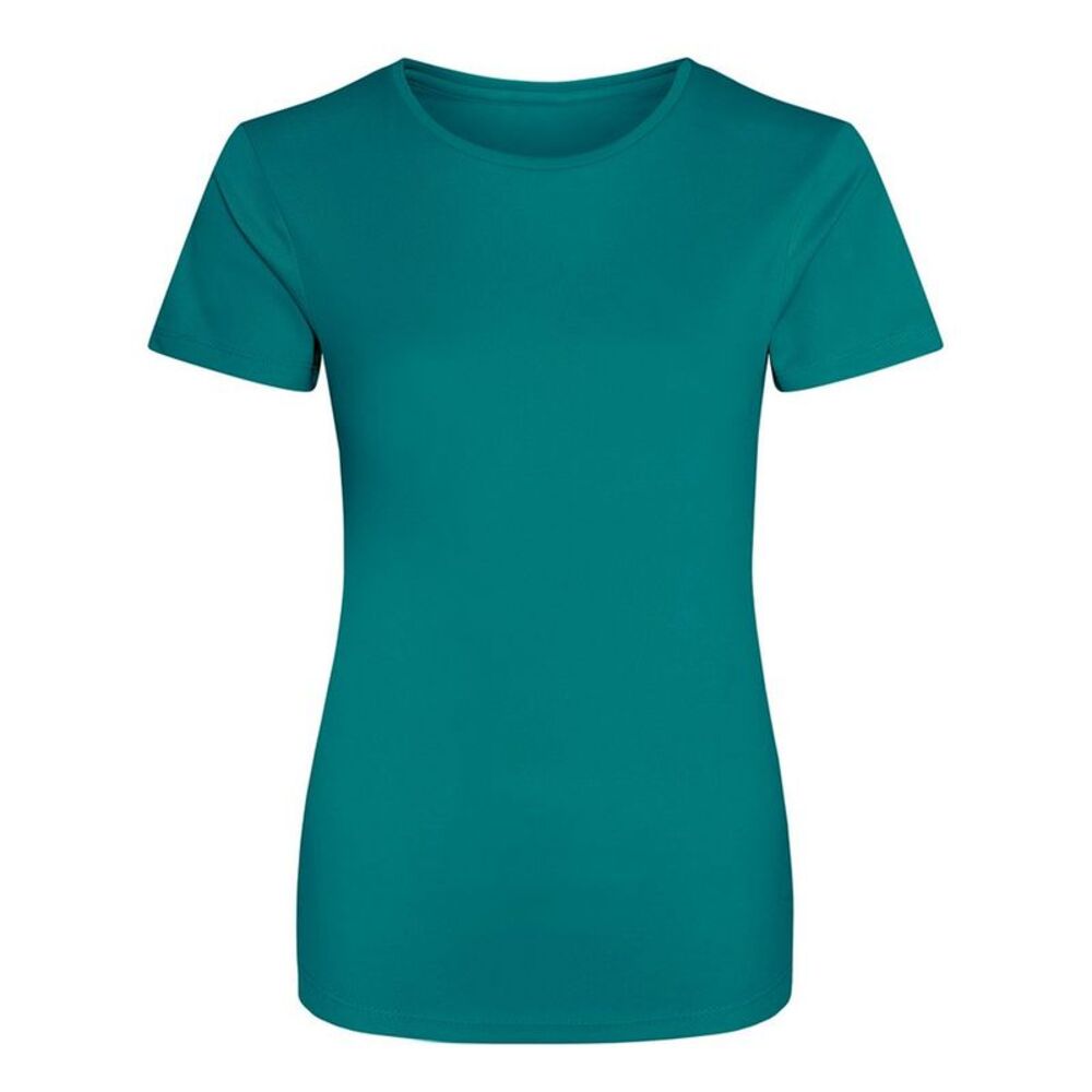 Just Cool Womens/Ladies Sports Plain T-Shirt / Jade